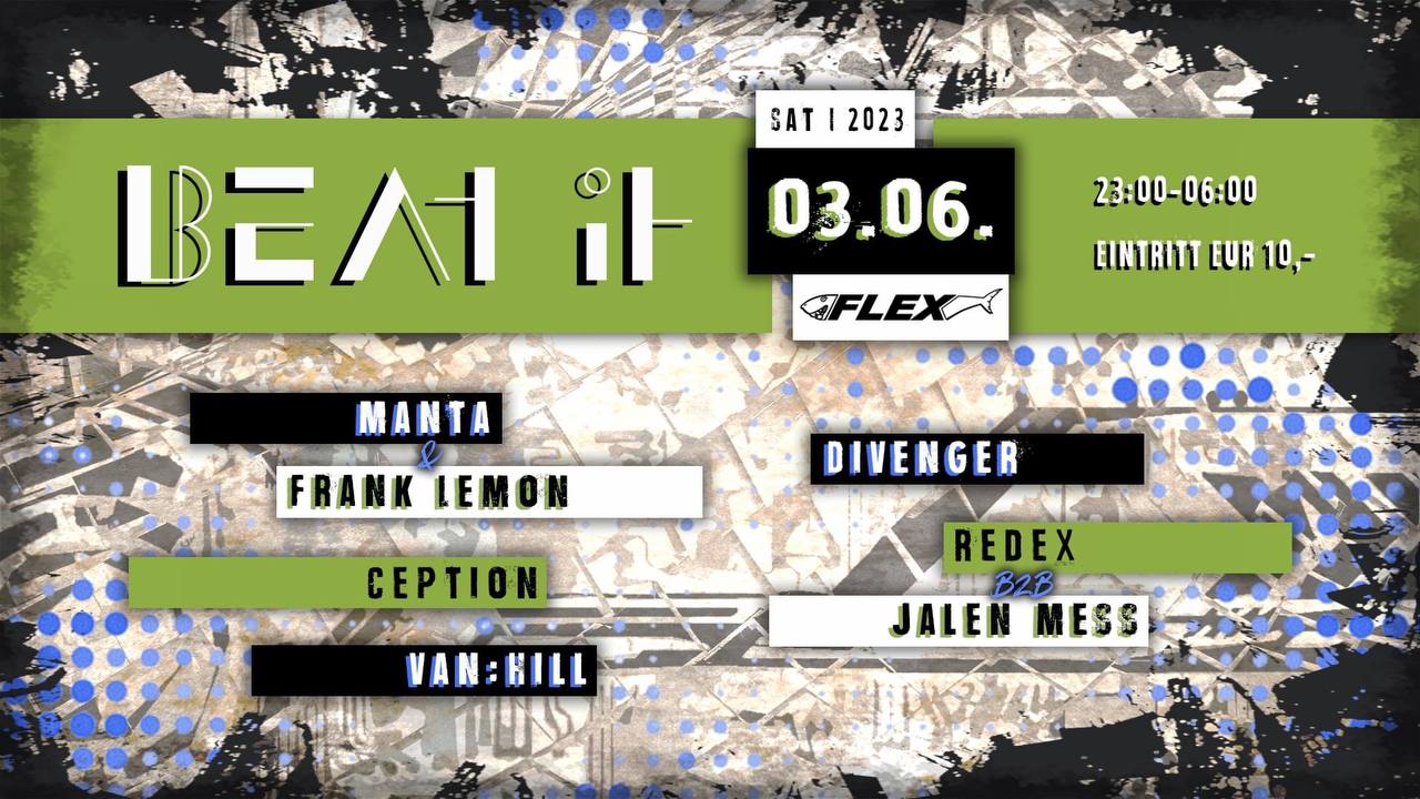 BEAT IT am 3. June 2023 @ Flex. BEAT IT am 3. June 2023 @ Flex.