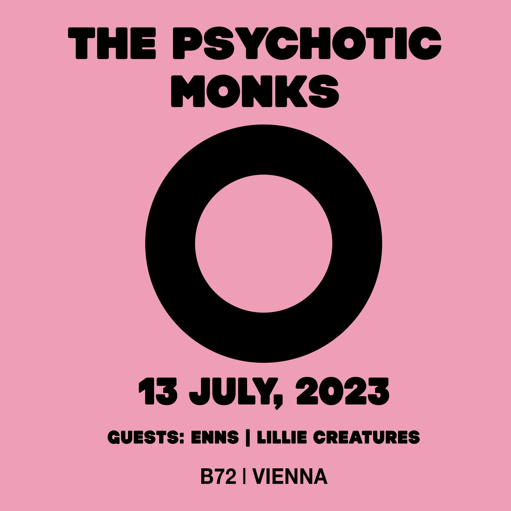 The Psychotic Monks am 13. July 2023 @ B72. The Psychotic Monks am 13. July 2023 @ B72.