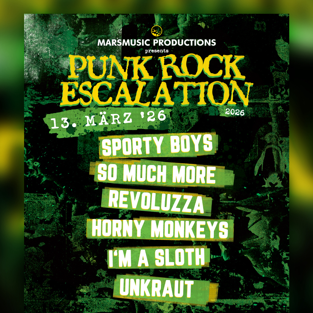 Punkrock Escalation 2026 am 13. March 2026 @ Szene Wien.