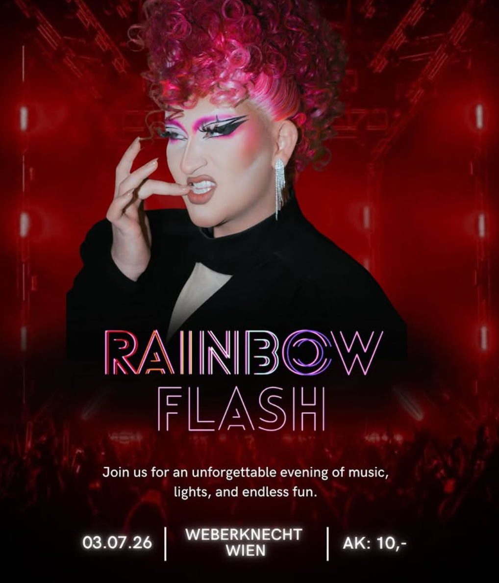 Rainbow Flash am 3. July 2026 @ Weberknecht.