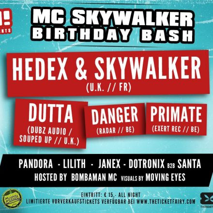 Switch! presents MC Skywalker Birthday Bash