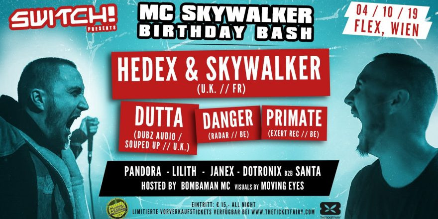 Switch! presents MC Skywalker Birthday Bash