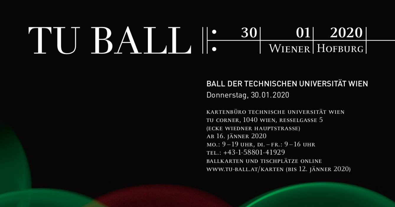 TU Ball 2020 am 30. January 2020 @ Hofburg - Eingang Heldenplatz.