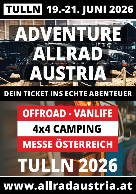 Adventure Allrad Austria 2026 am 19. June 2026 @ Messe Tulln.