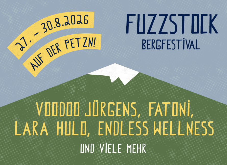 Fuzzstock Bergfestival 2026 am 27. August 2026 @ Auf der Petzen.