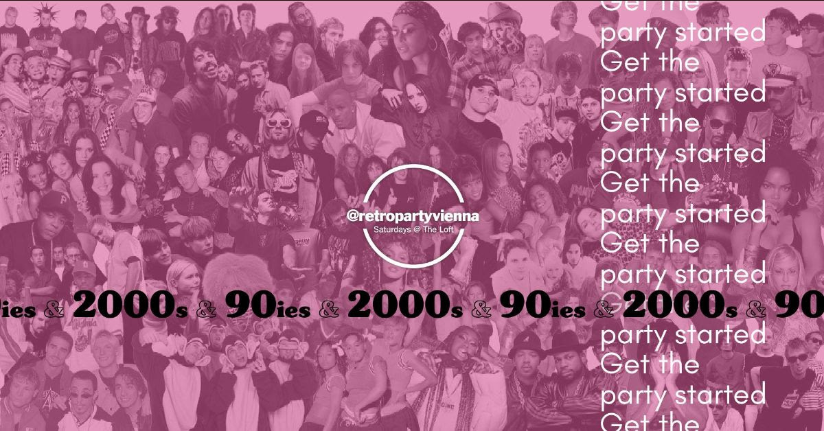 Get the 90ies & 2000s Party started! am 11. April 2026 @ The Loft.