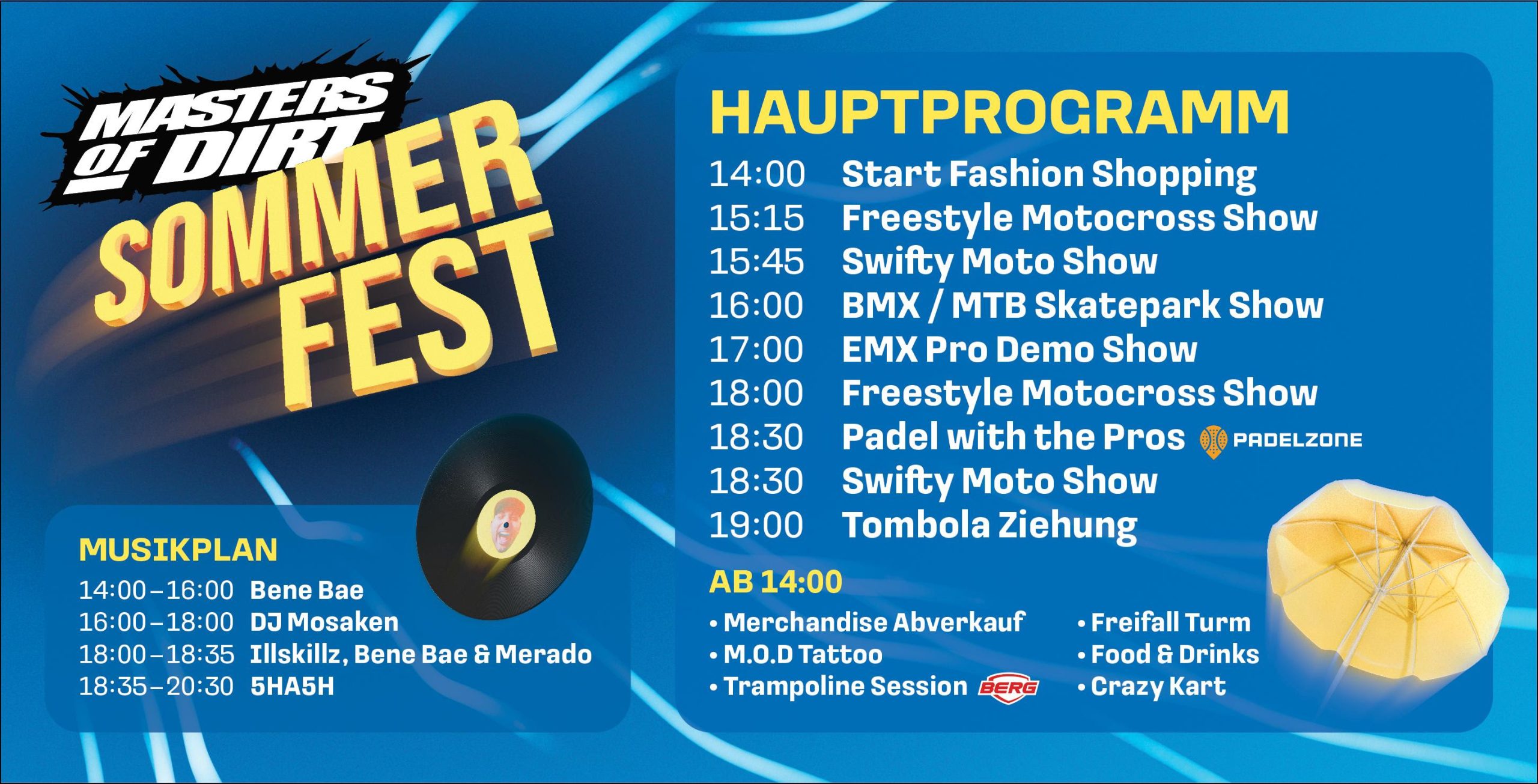 Masters of Dirt SOMMERFEST am 20. September 2025 @ M.O.D World.