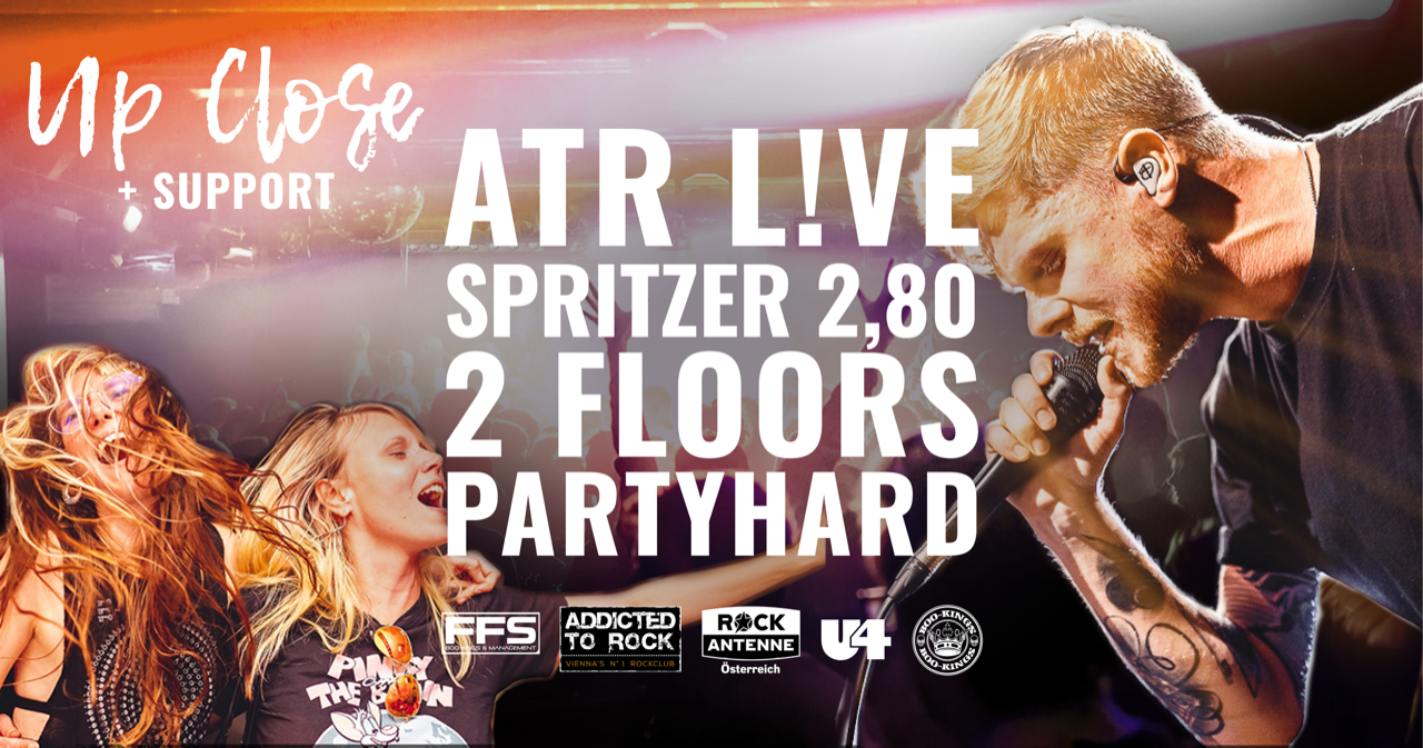 ATR X LIVE am 29. September 2023 @ U4. ATR X LIVE am 29. September 2023 @ U4.