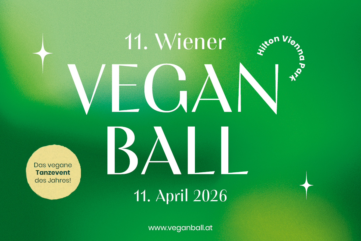 11. Wiener Vegan Ball 2026 am 11. April 2026 @ Hilton Vienna.
