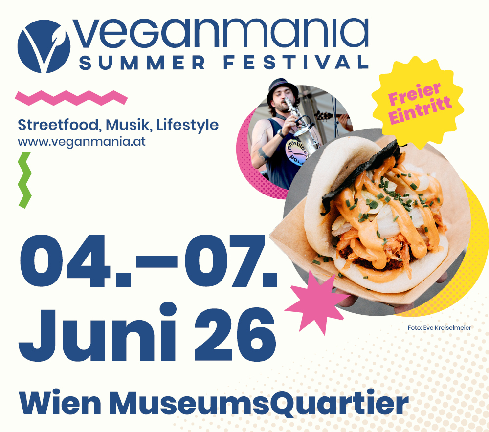 Veganmania Wien MQ 2026 am 4. June 2026 @ Museumsquartier.