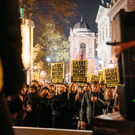 Demo gegen Kickl @ Schottentor Wien