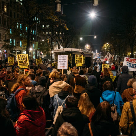 Demo gegen Kickl @ Schottentor Wien