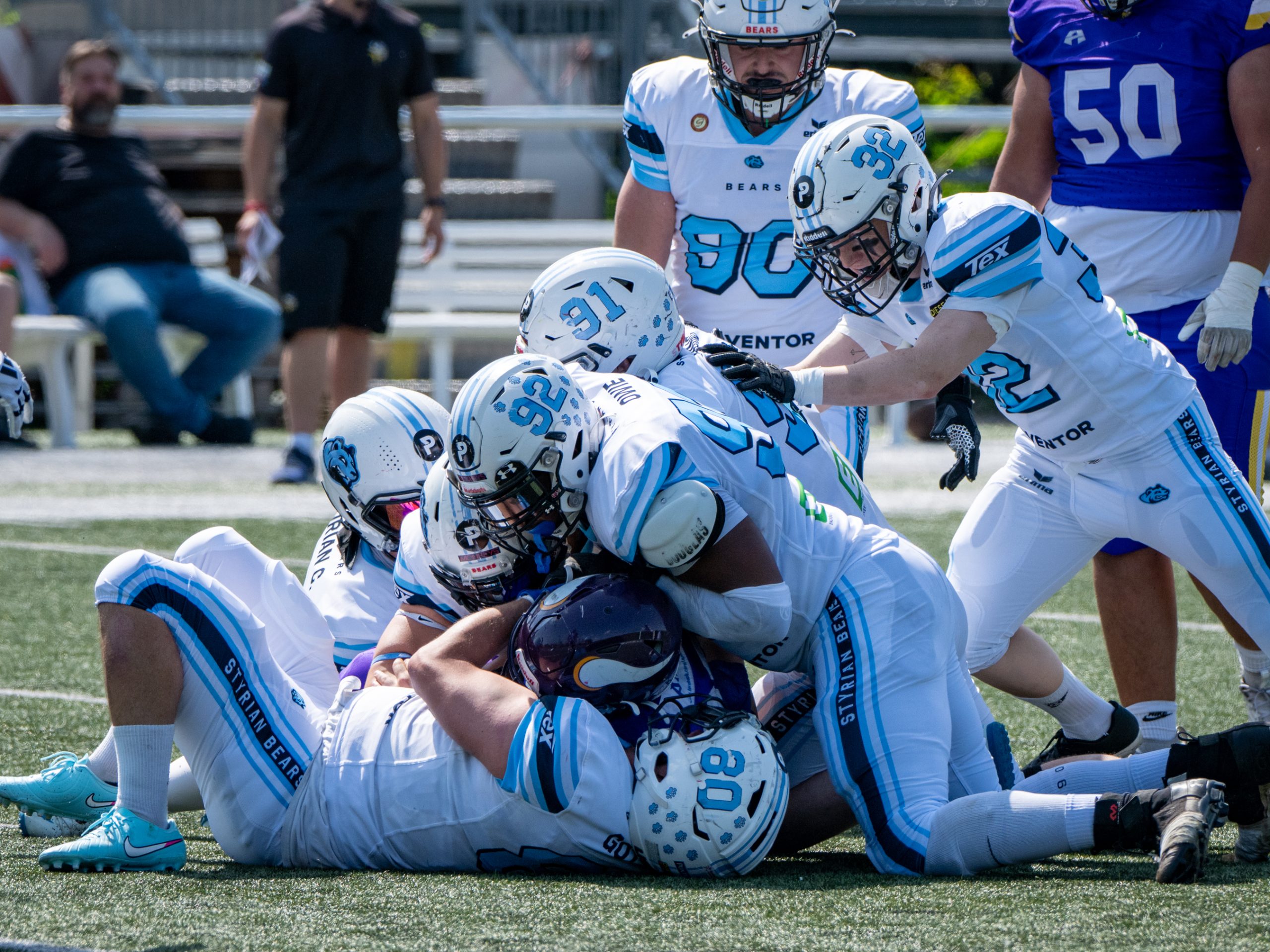 Styrian Bears vs. Vienna Vikings am 24. May 2026 @ Ravelin Footballzentrum.