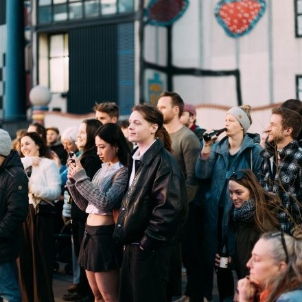 Female Würstelstand Pop-up Konzert