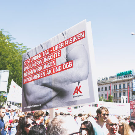 Demo - Nein zum 12-Stunden-Tag @ Wien