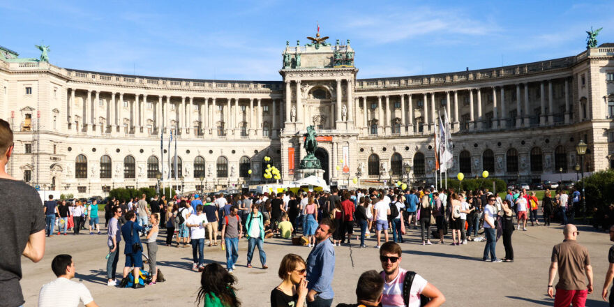 Van der Bellen presidential Rave @ Heldenplatz Wien