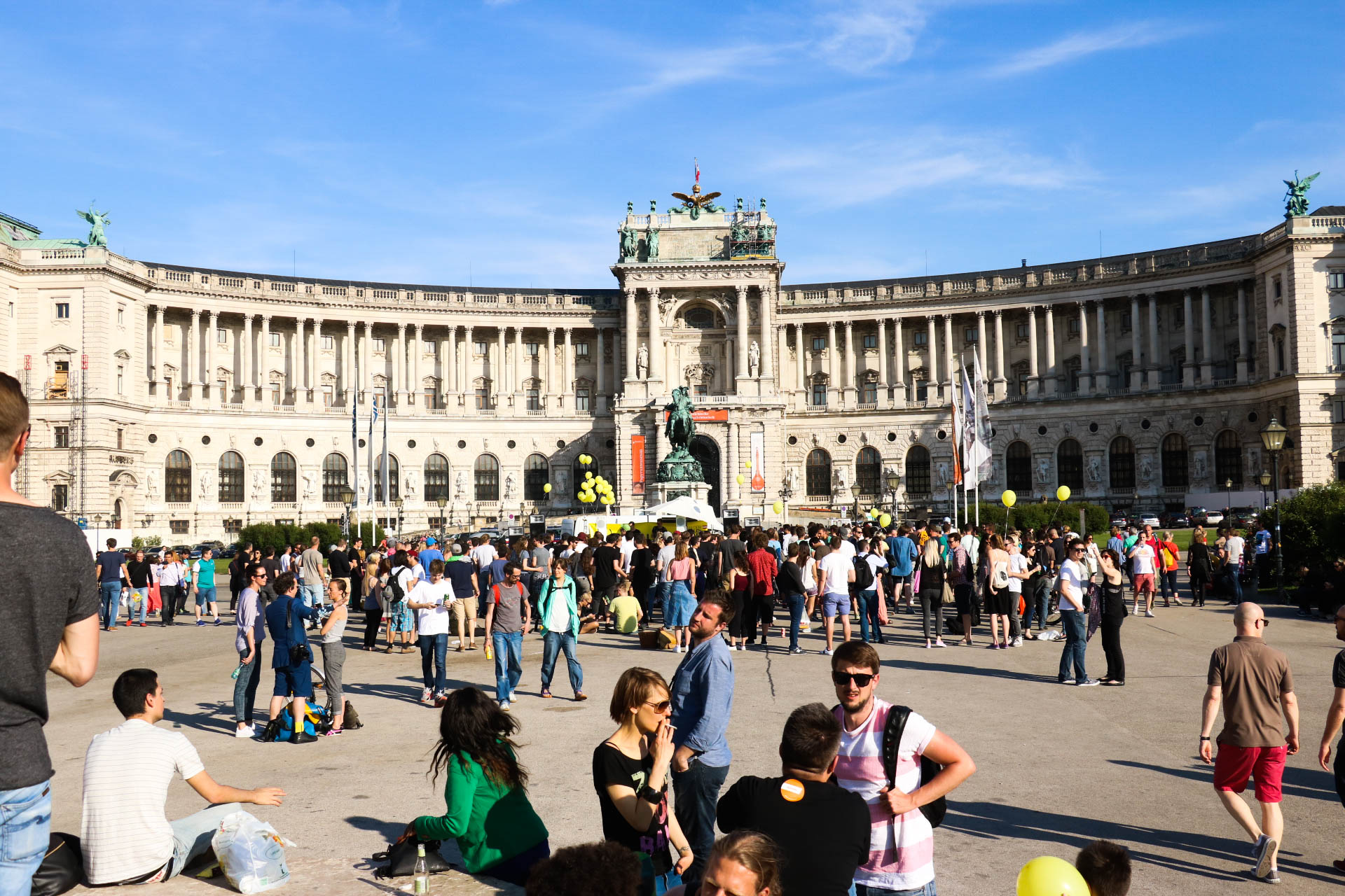 Van der Bellen presidential Rave @ Heldenplatz Wien