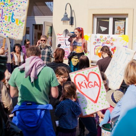 Protestveranstaltung StudentInnenkinder