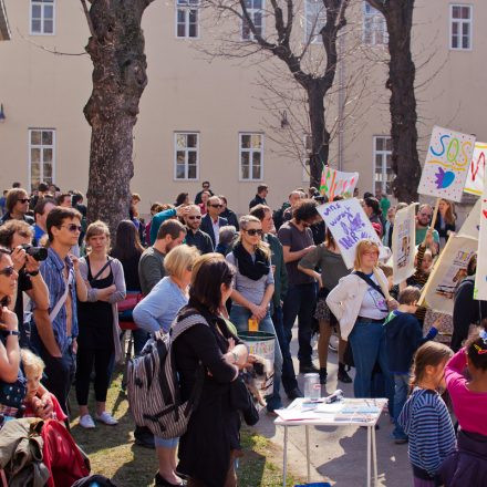 Protestveranstaltung StudentInnenkinder