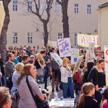 Protestveranstaltung StudentInnenkinder