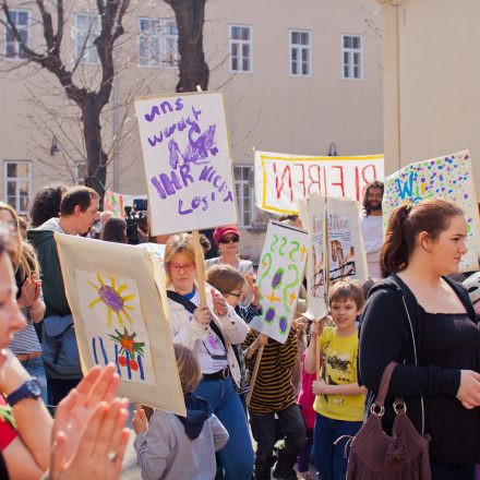 Protestveranstaltung StudentInnenkinder