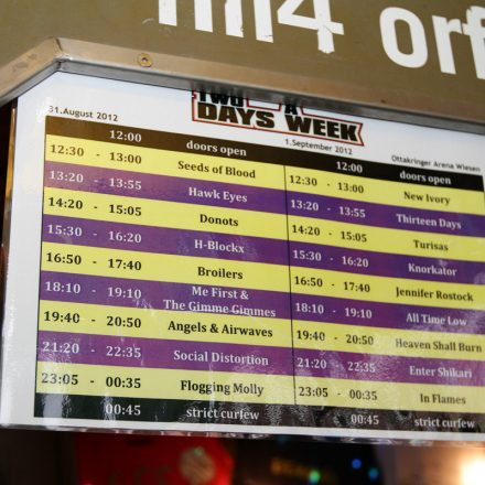 2DaysAWeek 2012 - Day I Part I @ Wiesen