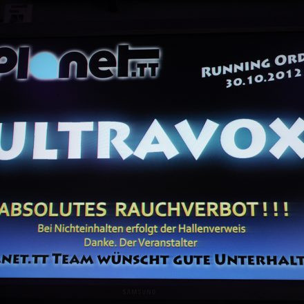 Ultravox 'Brilliant'-Tour 2012 @ Gasometer