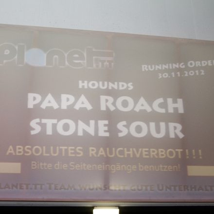 Stone Sour & Papa Roach @ Gasometer