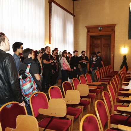 Game City 2013 - Aufbau @ Rathaus
