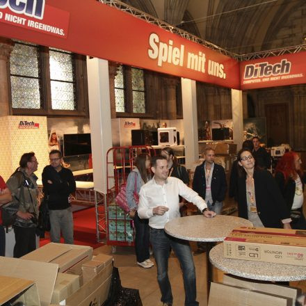 Game City 2013 - Aufbau @ Rathaus