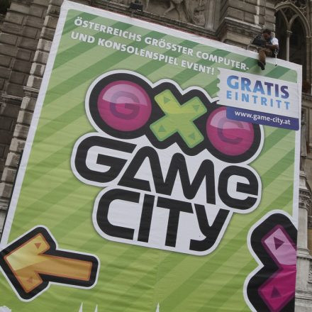 Game City 2013 - Aufbau @ Rathaus