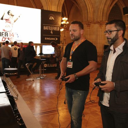 Game City 2013 - Aufbau @ Rathaus