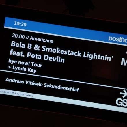 Bela B. & Smokestack Lightnin´feat. Peta Devlin @ Posthof Linz