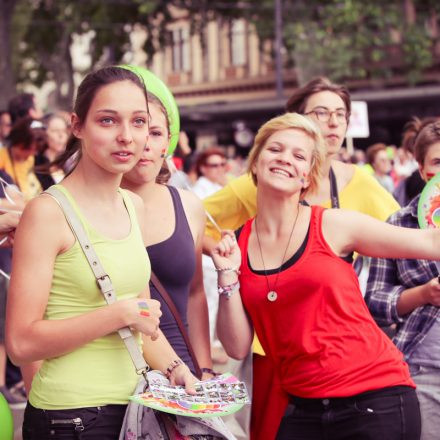 Regenbogenparade @ Ringstraße