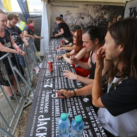 Nova Rock Festival 2014 - Autogrammzelt @Pannonia Fields II