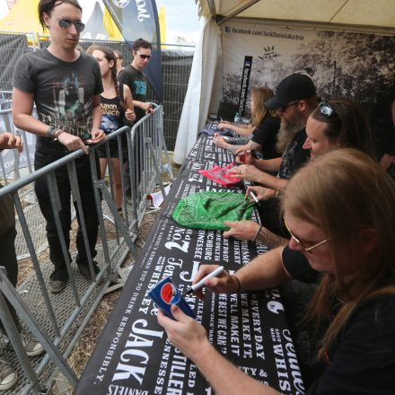 Nova Rock Festival 2014 - Autogrammzelt @Pannonia Fields II