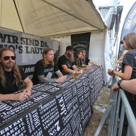 Nova Rock Festival 2014 - Autogrammzelt @Pannonia Fields II