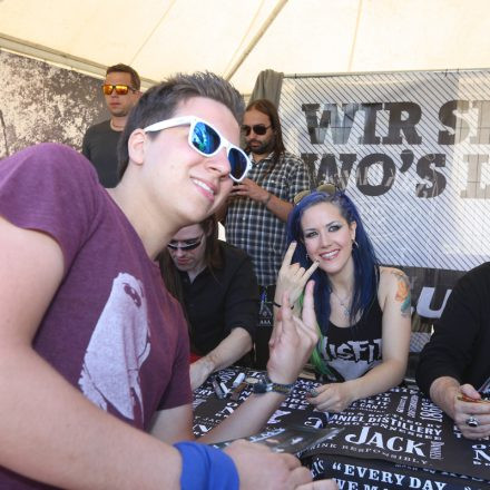 Nova Rock Festival 2014 - Autogrammzelt @Pannonia Fields II