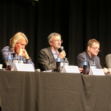 Pressekonferenz gegen die Ticketsteuer @ Stadtsaal