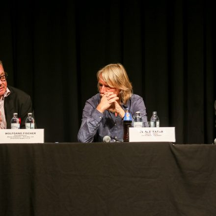 Pressekonferenz gegen die Ticketsteuer @ Stadtsaal