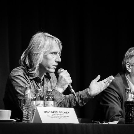 Pressekonferenz gegen die Ticketsteuer @ Stadtsaal