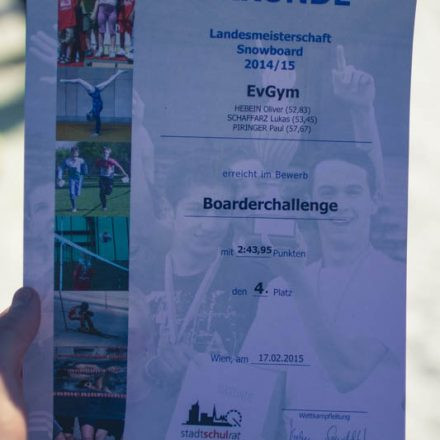 Boarderchallenge Vienna - Wiener Schulmeisterschaften 2015 @ Annaberg