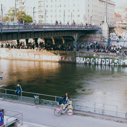 22 Grad @ Augartenbrücke