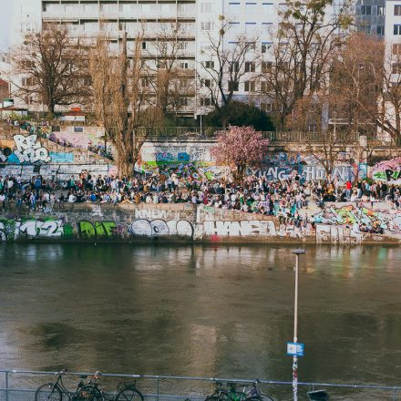 22 Grad @ Augartenbrücke