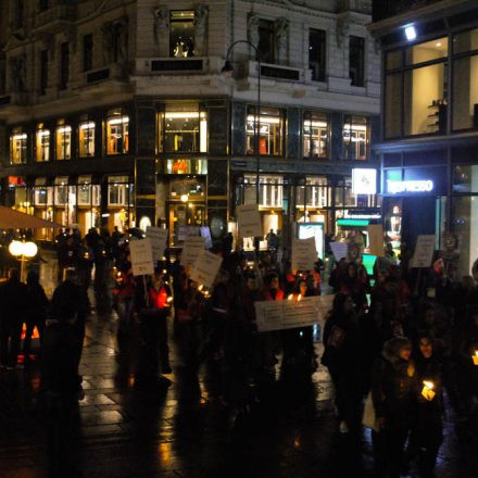 Fackelzug zum Rathausplatz / Mono & Nikitaman @ Rathausplatz