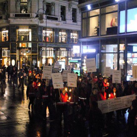 Fackelzug zum Rathausplatz / Mono & Nikitaman @ Rathausplatz