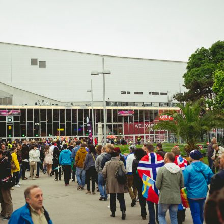 Eurovision Songcontest Stimmung @ vor Stadthalle