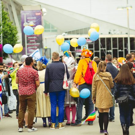 Eurovision Songcontest Stimmung @ vor Stadthalle