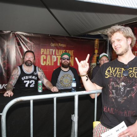 Volume Autogrammzelt powered by Captain Morgan @ Nova Rock 2015