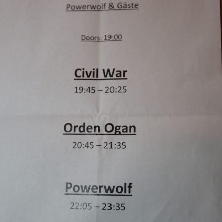 Powerwolf @ Arena